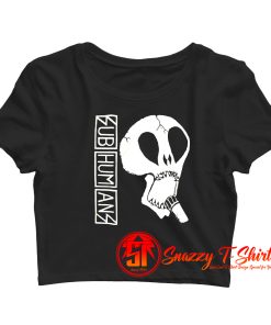 Subhumans Crop Top Shirt