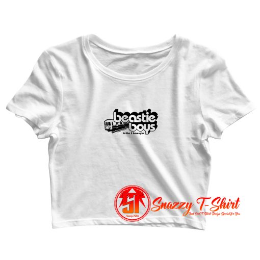 Subway Beastie Boys Retro Hip Hop Group Crop Top Shirt