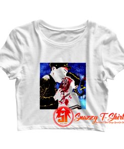 Suehiro Maruo Eyeball Lick Tee Horror Crop Top Shirt