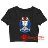 Sugar Skull Dia De Muertos Crop Top Shirt