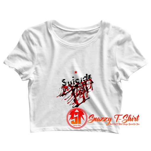 Suicide Electropunk Band Crop Top Shirt