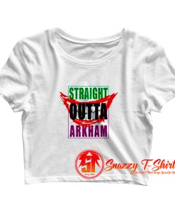 Suicide Squad Joker Straight Outta Arkham Crop Top Shirt