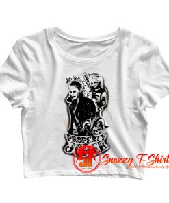 Suicide Squad Of Joker Baseball Crop Top Shirt