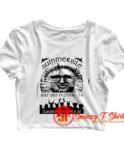 Summerisle Festival Crop Top Shirt