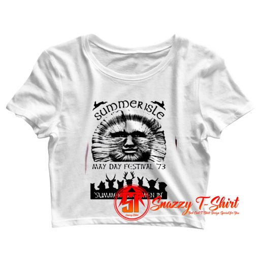 Summerisle Festival Crop Top Shirt