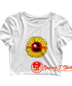 Sun Flower Crop Top Shirt