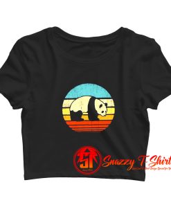 Sun Glasses Resting Beach Face Crop Top Shirt