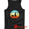 Sun Glasses Resting Beach Face Tank Top