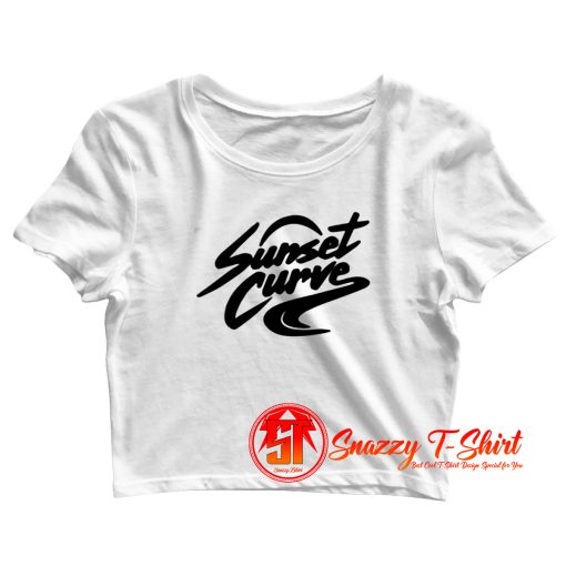 Sunset Curve Crop Top Shirt