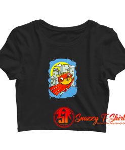 Super Cat Crop Top Shirt
