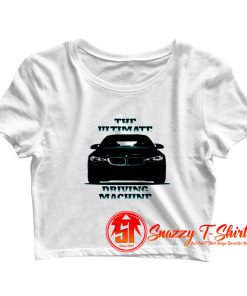 Supercar Driving Machine Crop Top Shirt