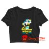 Superhero Comic Retro Captain Marvel Crop Top Shirt