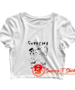 Supreme Parody RIP Daniel Johnston Crop Top Shirt