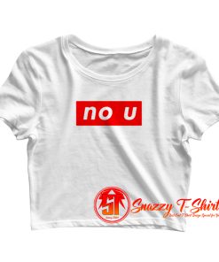 Supreme no u Meme Crop Top Shirt