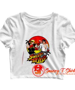 Sweep The Leg Vintage Movie Crop Top Shirt