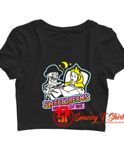 Sweet Dreams Freddy Kreuger Princess Aurora Crop Top Shirt