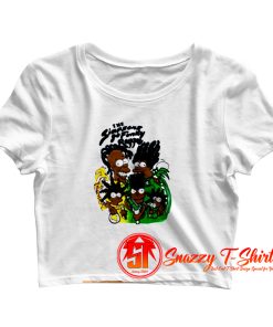 THE SIMPSONS GO FUNKY REGGAE Crop Top Shirt