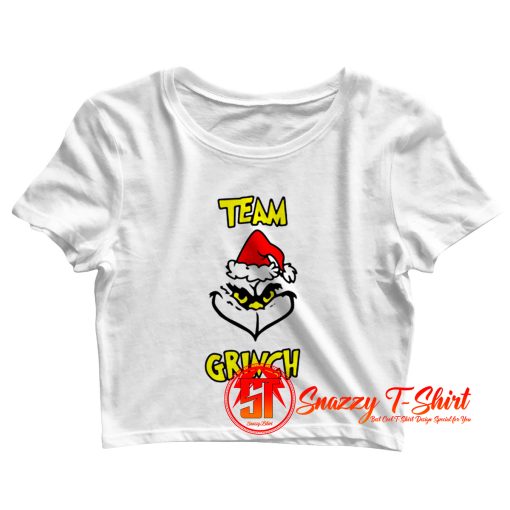Team Grinch Crop Top Shirt