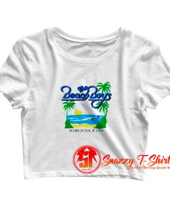 The Beach Boys World Tour 1988 Crop Top Shirt