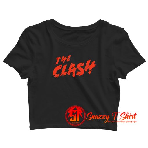 The Clash Punk Crop Top Shirt