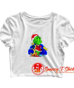 The Grinch Peep Crop Top Shirt