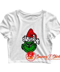 The Grinch face Crop Top Shirt