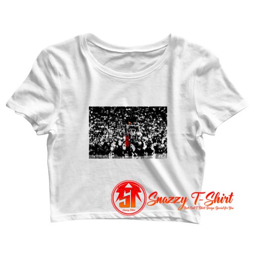 The Last Shot Chicago Bulls Michael Jordan Crop Top Shirt