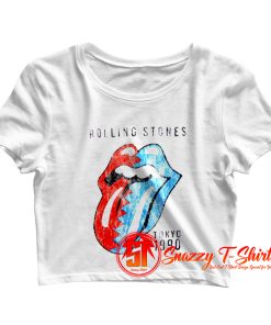 The Rolling Stones Tokyo 1990 Crop Top Shirt