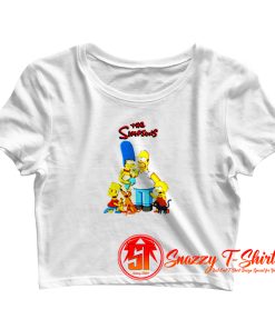 The Simpson Family Crop Top Shirt