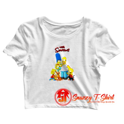 The Simpson Family Crop Top Shirt