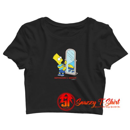 The Simpsons Bart Simpson Butt Crop Top Shirt