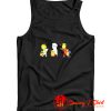 The Simpsons Halloween Lisa Milhouse Bart Simpson Tank Top