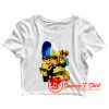 The Simpsons family Crop Top Shirt
