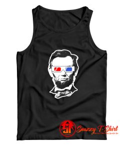 Threadrock Abraham Lincoln 3D Glasses Tank Top