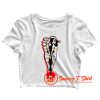 Tied Up Xmas Crop Top Shirt