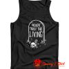 Tombstone Skull Graphic Tank Top