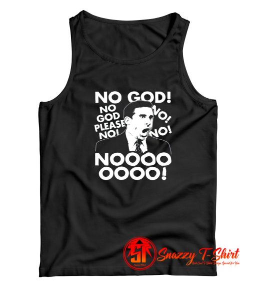 US Michael Scott No God No Tank Top