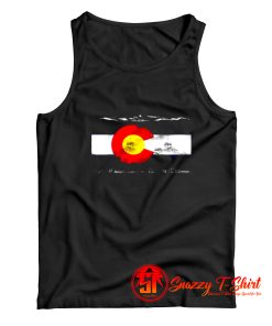 Vintage Colorado Skyline Flag Tank Top