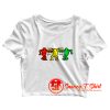 Vintage Keith Haring Friends Crop Top Shirt