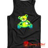 Vintage Torn Colorful Teddy Bear Tank Top