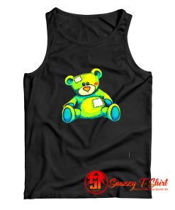 Vintage Torn Colorful Teddy Bear Tank Top