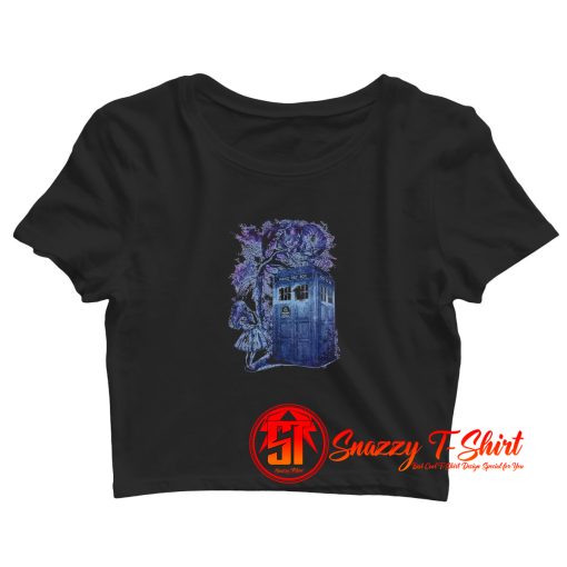 WHO is in Wonderland Crop Top Shirt