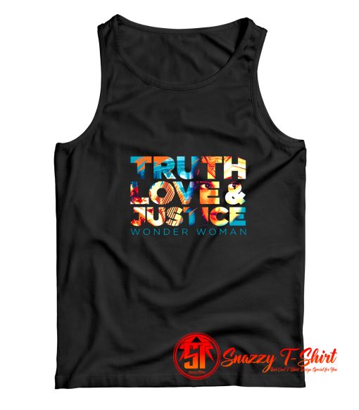 WW 1984 Truth Love And Justice Girls Tank Top