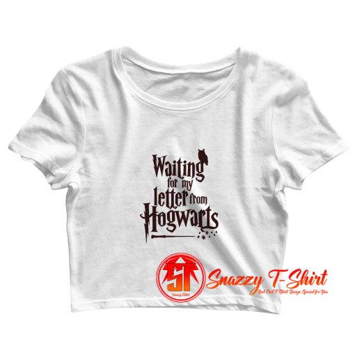 Waiting For My Letter From Hogwarts Graphic Crop Top Shirt