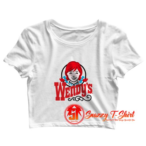 Wendys Burger Crop Top Shirt