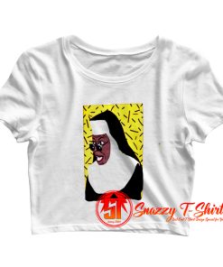 Whoopi Goldberg Nun 90s Crop Top Shirt