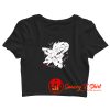 Wild Wolf Dogs With Goth Eyes Crop Top Shirt