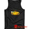 Yellow Car Truck Chickens And Pumpkins Halloween Tank Top