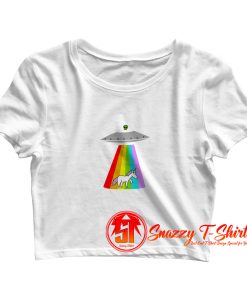 alien believe Crop Top Shirt