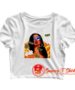 cardi b awesome Crop Top Shirt
